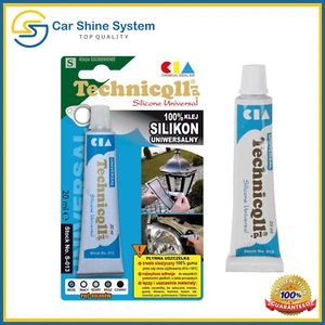 JUNTA LÍQUIDA ADHESIVO ELÁSTICO DE SILICONA UNIVERSAL NEGRA TECHNICQLL 20ml - Imagen 1 de 1