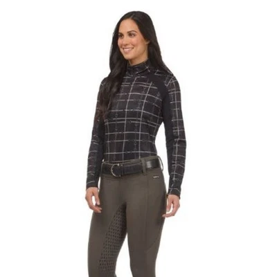 Kerrits First Level Fleece Quarter Zip Tech Top-Print - Image 1 of 4