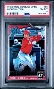 2018 PANINI DONRUSS OPTIC #56 SHOHEI OHTANI ๐ฅ PSA 8 ๐ MVP ๐ - Picture 1 of 3