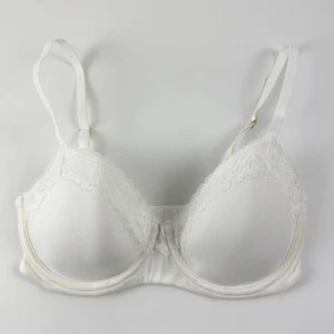 Natori diskreter wandelbarer Spacer-BH Damen 32D weiß verstellbare Träger neu ohne Etikett - Bild 1 von 5