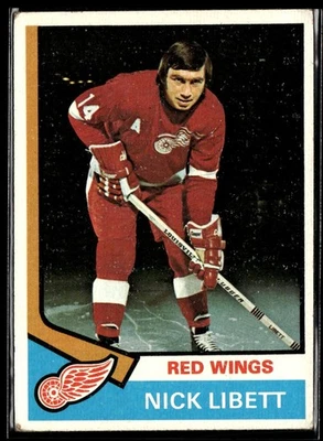 1974-75 Topps Nick Libett Detroit Red Wings #193 - Image 1 of 2