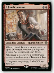 Magic The Gathering Marvel's Spider-Man J. Jonah Jameson 2025 expansión/raro #81 - Imagen 1 de 2