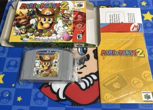 Mario Party 2 (Nintendo 64 N64) Komplett CIB mit Einlagen - Getestet - Original - Bild 1 von 8
