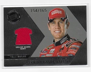 Carl Edwards 2008 CORPORATE CUTS DRIVER Press Pass Speedway Driver Worn /165 - Picture 1 of 1