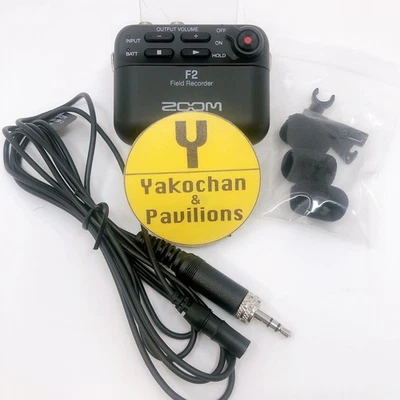 ZOOM F2/B Field Recorder 32 Bit Float color Black with Microphone - Image 1 of 4