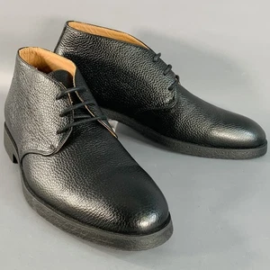 Botas con cordones PAUL STUART talla 11 linc cuero granulado negro - Imagen 1 de 8