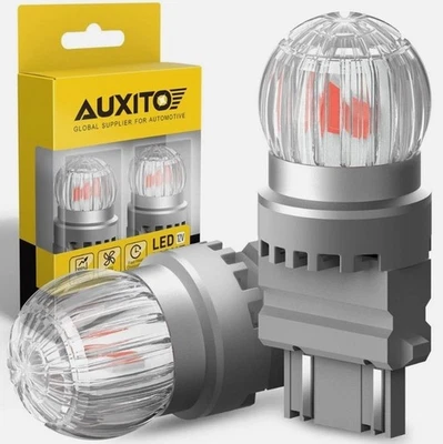 P27W, P27/7W, T25/3156/3157 (Red, Brake Taillights) Auxito Bright LED Bulbs -2Pk - Image 1 of 4