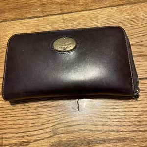 Original Louis Cardini Geldbörse braun komplett australisches Lederfutter umlaufender Reißverschluss - Bild 1 von 15