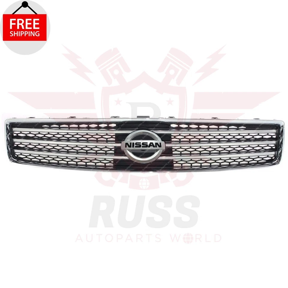 New Front Grille Assembly & OEM Emblems 2PC Fits 2009 2010 2011 Nissan Maxima Foto 1 de 4