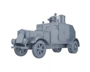 JAPAN WWII - TYPE 92 OSAKA HOKUKU armored car - 1/56 1/72 1/87 1/100 3D PRINTED - Imagen 1 de 5