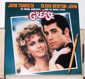 Grease - Original Motion Picture Soundtrack - 1978 Double Vinyl LP Record Album - Picture 1 of 2