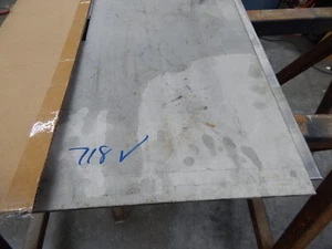 Inconel 718 High temp 10-3/4 x 13-3/8 sheet metal plate .285+ thick 1/4+ - Picture 1 of 1