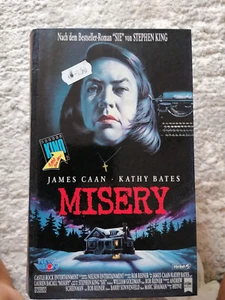 VHS RARITÄT: STEPHEN KINGS  MISERY  (1990) HARTBOX - Bild 1 von 2