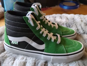 Vans Skate SK8-HI Juniper Green/Black Sneaker Shoes Mens Size 6.5 - Picture 1 of 6