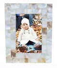 Mother of Pearl Mosaic Photo Frames 3.5by5 Beach Tabletop Picture Frame (3.5x...