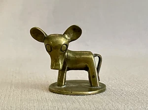Antique Chinese Cast Brass Gold Weight - Cow (?) - Picture 1 of 9