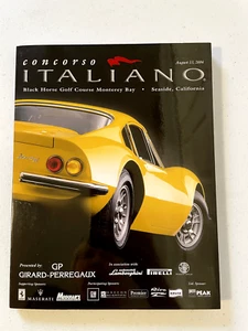 Concorso Italiano sports car show book guide program catalog 2004 Seaside CA - Picture 1 of 11