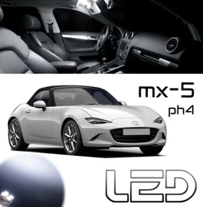 For Mazda MX-5 MX5 ND 2 LED Bulbs White Interior Lighting Ceiling Light  - Picture 1 of 3