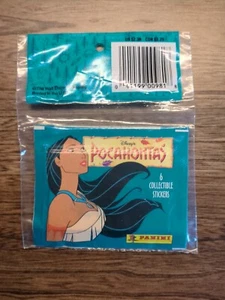 Disney Pocahontas Panini, Pack de 6 Pegatinas Coleccionables--Pack Nuevo y Precintado - Imagen 1 de 2