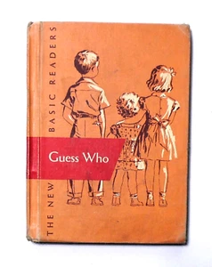 Vintage 1951 New Basic Readers GUESS WHO Dick & Jane Child's Reader School Book - Bild 1 von 6