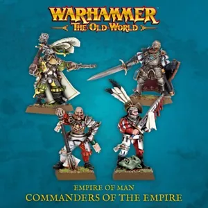 Warhammer TOW Empire of Man Commanders of the Empire NEW OOP Captains - Picture 1 of 1