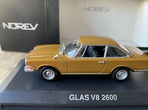 GLAS V8 2600 1/43 CAR MODEL BY NOREV IN GOLD/BROWN - Picture 1 of 11