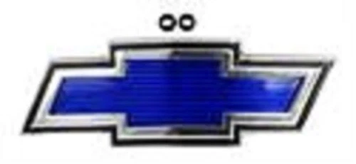 Capó delantero emblema pajarita azul con sujetadores 69-16721-FC 1969 1970 CHEVY TRUCK Foto 1 de 1