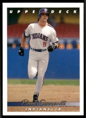 1993 Upper Deck #196 Paul Sorrento - Image 1 of 2