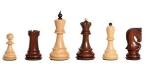 The Zagreb '59 Chess Set - Pieces Only - 3.875" King - Tasmanian Blackwood - Picture 1 of 1