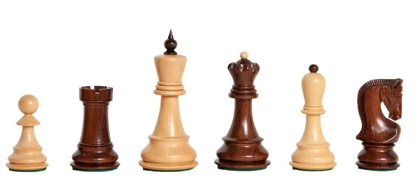 The Zagreb '59 Chess Set - Pieces Only - 3.875" King - Tasmanian Blackwood - Image 1 of 1