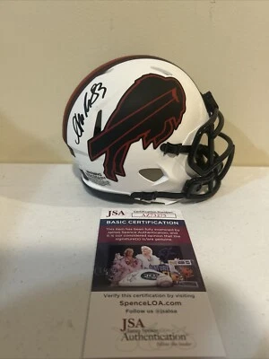 BUFFALO BILLS- ANDRE REED SIGNED AUTOGRAPH MINI HELMET JSA COA FOOTBALL HOF - Image 1 of 4