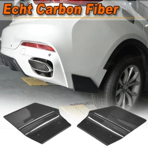 Parachoques trasero de carbono Splitter Flap enfoque lateral para BMW X6 F16 paquete M 14-17 - Imagen 1 de 12
