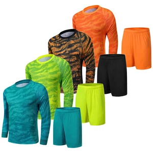 Kids Boys Suit Long Sleeve Outfit Pullover Set Camouflage Print Teamwear Match - Picture 1 of 29