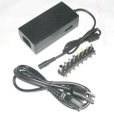 Universal Laptop Car and Airplane AC DC Adaptor 12V-24V 4-4.5A output multi plug - Image 1 of 4