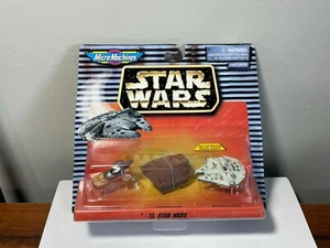 Star Wars Micro Machines II Galoob | Landspeeder, Sandcrawler, Millennium Falcon - Picture 1 of 12