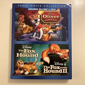 DISNEY's Oliver & Company / The Fox & Hound I & II Blu-Ray/DVD, 2014 NEW - Bild 1 von 4
