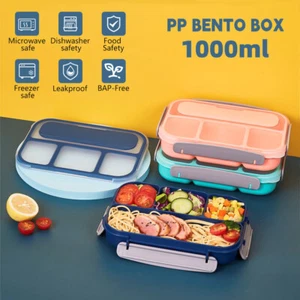 1L Bentgo Modern 4 Fächer Bento Style Auslaufsicher Brotdose Lebensmittelbehälter - Bild 1 von 26