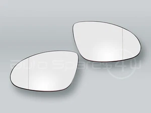 PAR de espejos de puerta con calefacción y placas de respaldo se adapta a 2007-2009 MB Clase CL W216 - Imagen 1 de 2