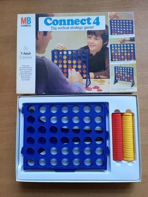 COMPLETE & VGC Vintage Connect 4 Original 1975 Edition MB Games  - Image 1 of 4