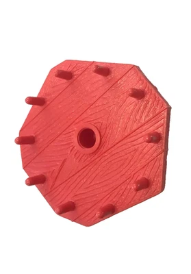 Ideal Mouse Trap Board Game 1963 Retro Spares Vertical Gear Part 3 Red VINTAGE G - Image 1 of 2