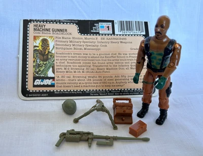 Vintage G.I. Joe ARAH 1984 Hasbro Heavy Machine Gunner - Roadblock - Completo Foto 1 de 4