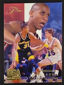 1994 FLAIR USA BASKETBALL REGGIE MILLER #59 GOLDEN MOMENT Fleer NBA Card - Picture 1 of 10