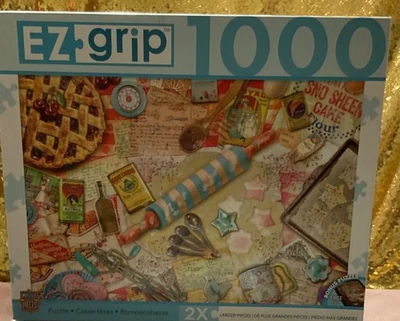 New EZ Grip 1000 piece jigsaw puzzle “ Pastry Party”. Baking. Master pieces - Image 1 of 4