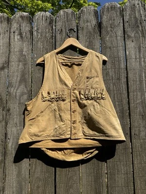 1950s Hunting Vest with good vintage wear (Most Likely Montgomery Ward) - Image 1 of 4
