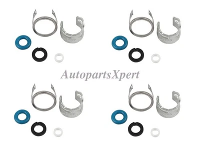 For AUDI A3 2004-2012 TT 2006-2014 2.0T 06D998907 4PCS OEM Fuel Injector Seals Foto 1 de 3