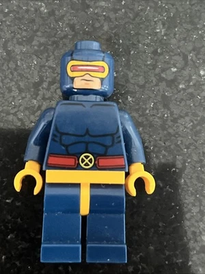 LEGO CYCLOPS minifigure MARVEL 76022 figure sh0117 X-men Dark Blue Outfit - Image 1 of 2