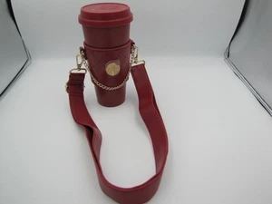 Vaso Starbucks 2021 China Navidad rojo 17 oz con funda y correa - Imagen 1 de 8