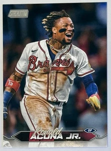 2024 Topps Stadium Club Ronald Acuna Jr #100 Atlanta Braves - Bild 1 von 2