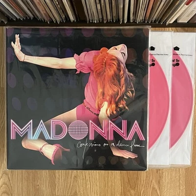 Madonna Confessions On a Dancefloor Pink Vinyl 2xLP Numbered Mispress - Image 1 of 4
