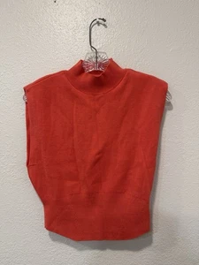 Anthropolgie Pilcro koralle/orange Stehkragen Weste Damen Pullover Sweater Gr. XS - Bild 1 von 5